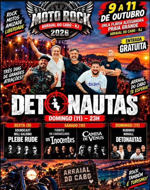 Cartaz: Moto Rock Arraial do Cabo 2026