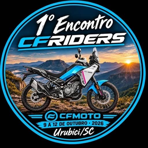 Cartaz: 1º Encontro CF Riders
