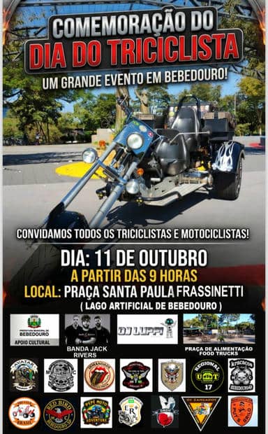 Cartaz: Comemoração do Dia do Triciclista