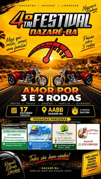 Cartaz: 4º Tri Festival de Nazaré