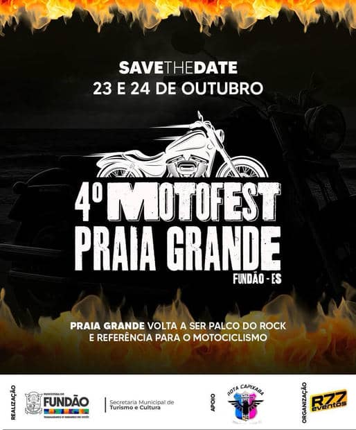 Cartaz: 4º Motofest Praia Grande