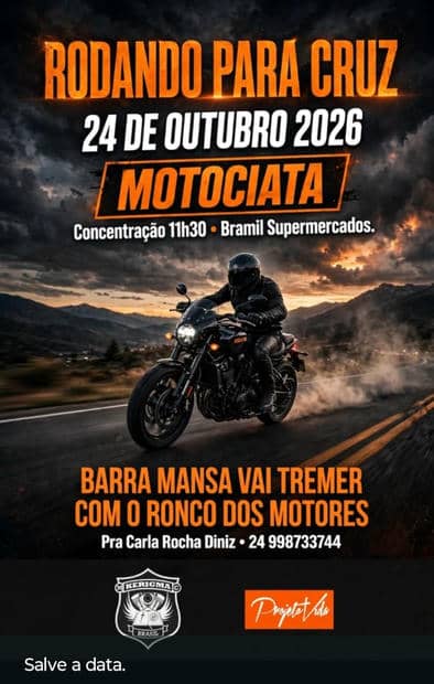 Cartaz: Rodando para Cruz - Motociata
