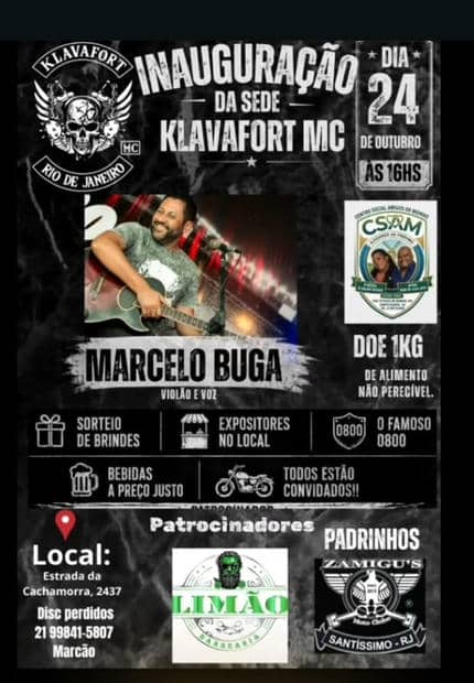 Cartaz: Inauguração da Sede Klavafort MC