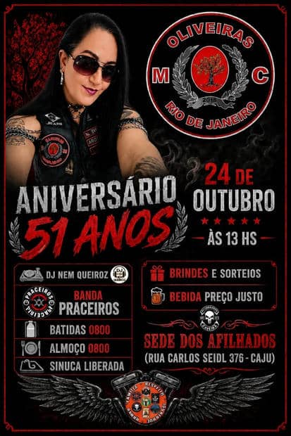 Cartaz: Aniversário 51 Anos Oliveiras MC