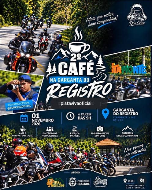 Cartaz: 2º Café na Garganta do Registro