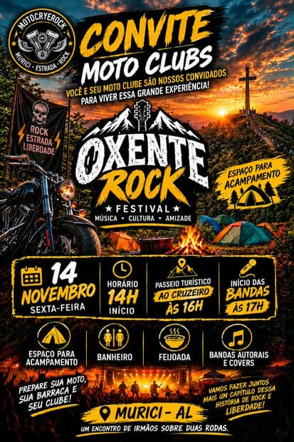 Cartaz: Oxente Rock Festival