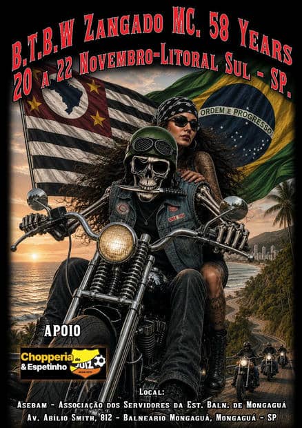 Cartaz: B.T.B.W. Zangado MC 58 Years