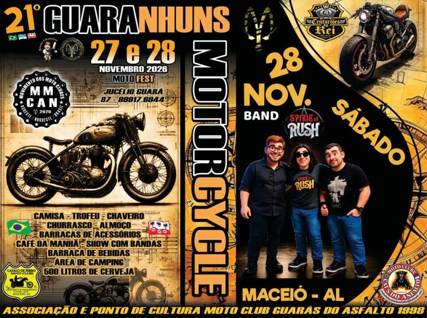 Cartaz: 21º Guaranhuns Moto Fest