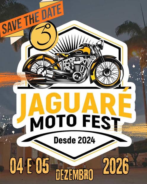 Cartaz: 3º Jaguaré Moto Fest