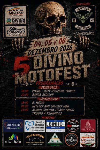 Cartaz: 5º Divino Motofest