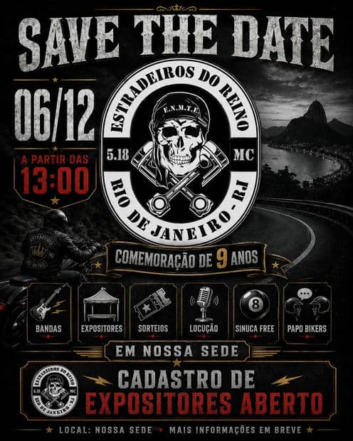Cartaz: 9 Anos Estradeiros do Reino MC