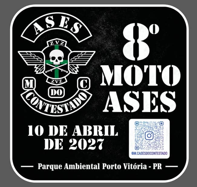 Cartaz: 8º Moto Ases - Ases do Contestado MC