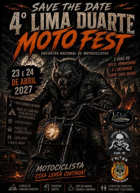 Cartaz: 4º Lima Duarte Moto Fest