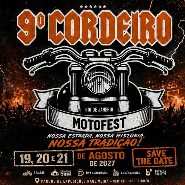 Cartaz: 9º Cordeiro Motofest