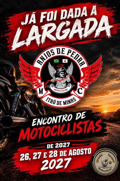 Cartaz: Encontro de Motociclistas Anjos de Pedra MC 2027