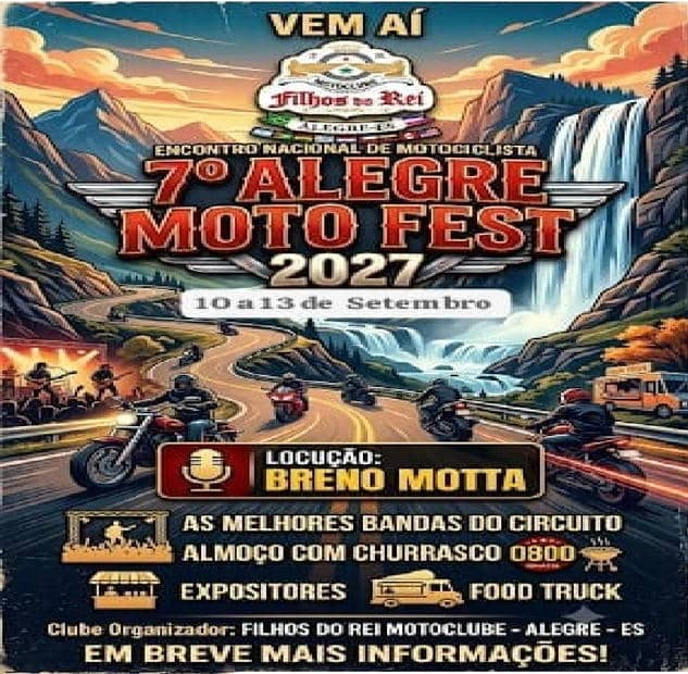 Cartaz: 7º Alegre Moto Fest